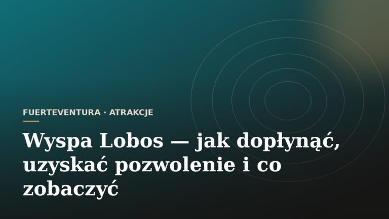 Wyspa Lobos - jak dopłynąć, uzyskać pozwolenie i co zobaczyć